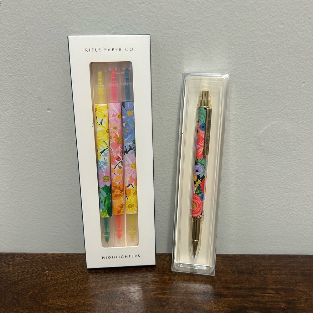 New! Rifle Paper Co. Highlighters & Mechanical Pencil